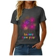 thumbnail image 5 of felwors Happy New Year Shirt for Women 2026 New Years Eve T-Shirt Countdown Fireworks Holiday Party Tops(Grey, M), 5 of 8