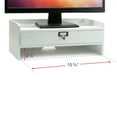 thumbnail image 3 of Excello Global Products Wooden Monitor Stand - White - EGP-HD-0421A, 3 of 6