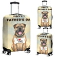 thumbnail image 2 of Cute Bullmastiff Loves Dad Happy Father's Day Travel Luggage Cover Dog Lover Suitcase Dust Protective Decor - 12008, 2 of 5
