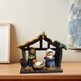 thumbnail image 4 of Estatua de la figura de la natividad Pesebre Pesebre Pequeño Pesebre Celebrando de Jesús Iglesia Magideal Estatua de la figura de la natividad, 4 of 6