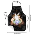 thumbnail image 5 of XMXY Chef Aprons with Pockets for Women Men, Funny Cartoon Bunny Waterproof Cooking Kitchen Aprons, 28.3 x 20.4 inches, 5 of 8