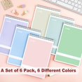 thumbnail image 2 of Steno Pads SUNEE, 6 x 9 cm, 60 hojas, paquete de 6 con 6 colores surtidos, 2 of 7
