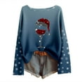 thumbnail image 3 of MHFRRA Sudadera con Capucha Sin Cabeza Atmosphere para Mujer Azul Claro, 3 of 4