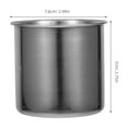 thumbnail image 3 of CUITING Cuiseur à Riz en Acier Inoxydable Distributeur de Coucou Pot pour Faire des Contenants de Farine Argent, 3 of 6