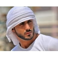 thumbnail image 4 of VZQI Keffiyeh Arab Head Scarf for Men Sheikh Muslim Turban Saudi Dubai Headwear, 4 of 6