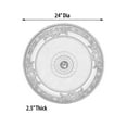 thumbnail image 2 of AFD Cream French Petite Round Ceiling Medallion 24 Inch Diameter, 2 of 5
