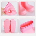 thumbnail image 4 of Yuncity Rain Boots Kids Boys Girls Non- Comfortable Toddler Booties Outdoor Play Dailywear Boots Footwear Pink 2.5-3 Years, 4 of 5