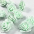 thumbnail image 2 of Flores falsas Decoraciones de bricolaje Flores de imitación para fiesta de boda (verde menta claro) Likrtyny libre de BPA, 2 of 7