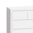 thumbnail image 7 of 31.61"4-Tier 5-Drawer MDF Storage Cabinet,for Bedroom,Living Room,Dining Room,Hallways,White, 7 of 7