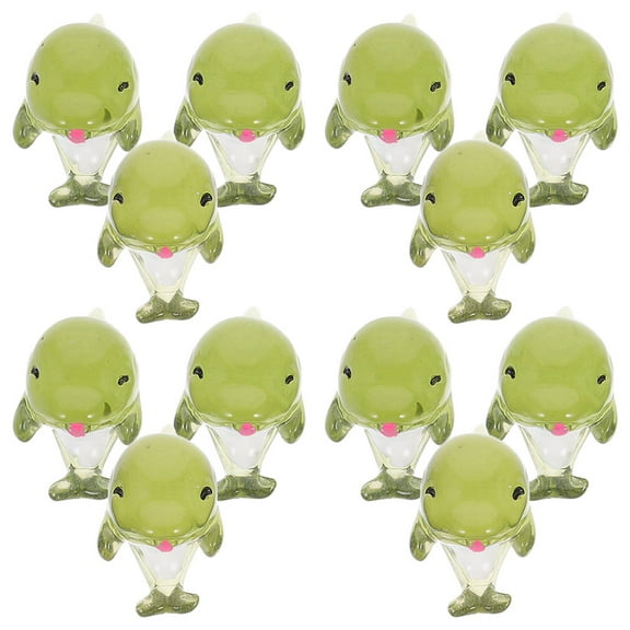 30pcs Miniature Dolphin Figurines Resin Animal Decors for Home Tabletop Bonsai Decorations Multi