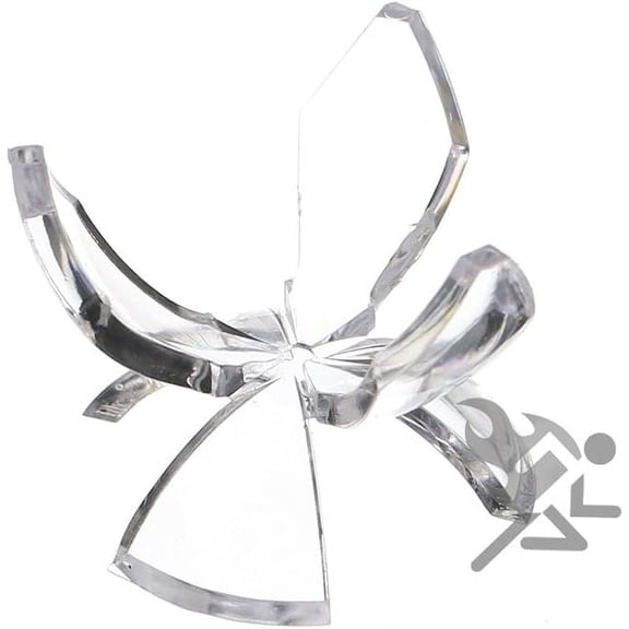 OnFireGuy, LLC 2-1/4" Acrylic Reversible Three Prong Tulip Display Stand Qty: 12