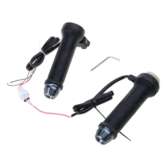 Zeiwohndc Motorcycle Handlebar Electric Hot Heated Grips 12V 22mm Winter Warm Handlebar