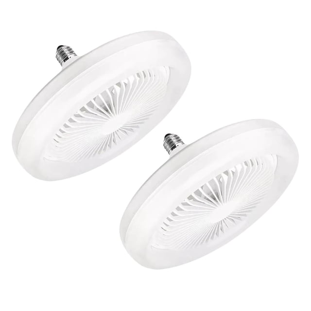 Pack de Lámpara de Techo Ventilador LED Dosyu Blanco Frío Silencioso
