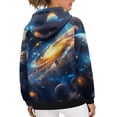 thumbnail image 4 of SCRAWLGOD Planet Pullover Hoodie Women Plus Size XL Hoodies Sweatshirts for Women Long Sleeve Hoodie Blouses for Women Clubs Comfy Hoodies for Women Graphic, 4 of 6