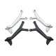 thumbnail image 5 of Reposapiés para Motocicleta Soporte para Reposapiés para Trident 660 TRIDENT660 2021-2024 Kit de Soporte para Estriberas de Pasajero Trasero Plata, 5 of 5