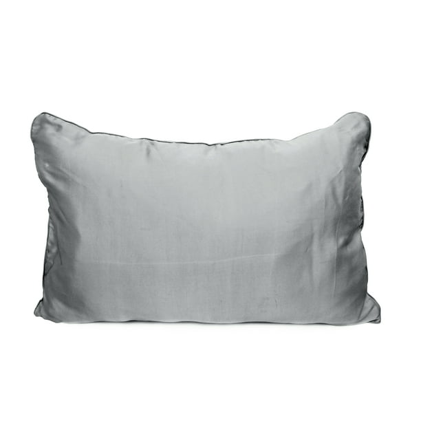 Gray Natural Silk Pillow Covers Bed Pillow Cases Queen Size Queen 30 x