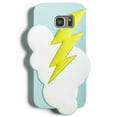 thumbnail image 1 of Twelve NYC Lightning Silicone Gel Case For Samsung Galaxy S7 (Light Blue), 1 of 3