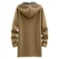 thumbnail image 4 of idosla Hoodies for Women Long Hoodies for Women Zip Up Oversize Hooded 2025 Fall Coat Long Sweatshirt Fleece Jacket with Pockets (Khaki, S), 4 of 5