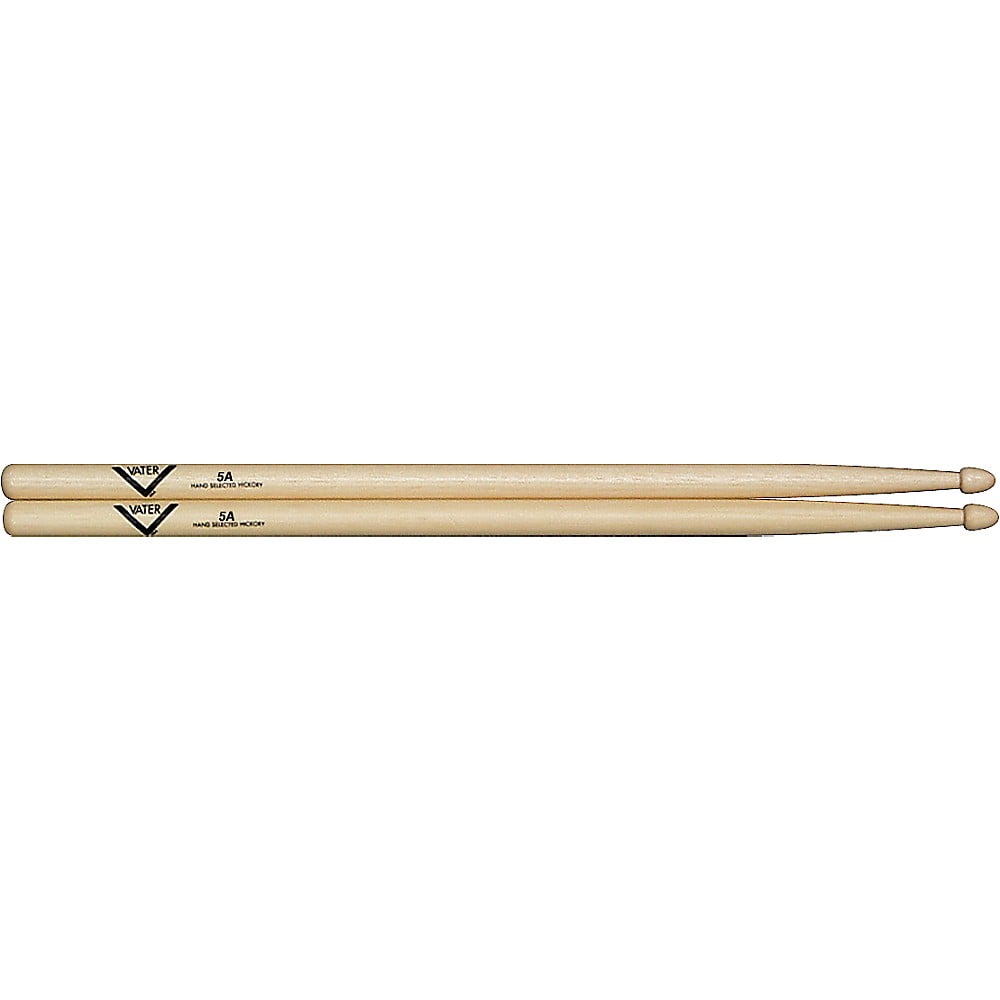 Vater VHRN Nylon Tip Hickory Rock Drumsticks
