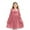 Pink, variant on HAiming Toddler Velvet Dress Girls Ruffled Long Sleeve Casual Round Neck Pleated A-Line Party Dresses 5-12 Years