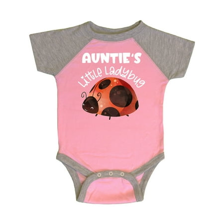 

Inktastic Auntie s Little Ladybug Gift Baby Boy or Baby Girl Bodysuit