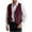 Wine, variant on kakina CMSX Men's Retro Suede Leather Suit Vest,Casual Lightweight Western Vest Jacket V-Neck Solid Color Sleeveless Slim Fit Vest Waistcoat for Daily Wear