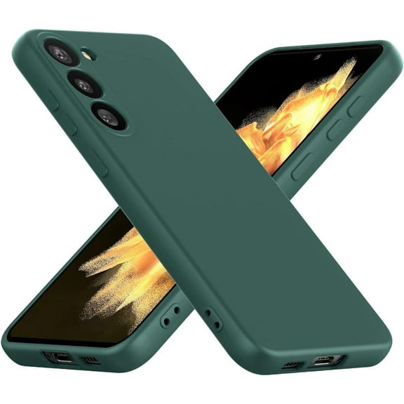 Case for Samsung Galaxy S23 Plus 6.6 Inch, Thin TPU with Camera Protection Soft Interior Slim Phone Case for Galaxy S23 2023 - Green
