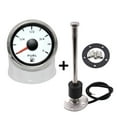 thumbnail image 2 of 0-190ohm Fuel Level Gauge 100mm - 550mm With 52mm Fuel Level Gauge 7 Colors Backlight Fuel Level Meter Fit For Car Boat Marine ,Easy Setup, 2 of 8
