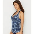 thumbnail image 3 of Tommy Bahama NAVY Cowrie Diamond Tankini Swim Top, US XSmall, 3 of 4