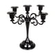 thumbnail image 2 of Candelabro de pilar, candelabro de cono, candelabro de 5 brazos para escritorios decorativos, hogar festivo negro, 2 of 9