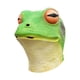 thumbnail image 2 of Divertido Disfraz De Cosplay, Tocado De Látex Para Halloween, Tocado De Rana Animal, Cubierta Facial Para Navidad, Pascua, Carnaval Noticed HA036833-00, 2 of 6