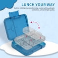 thumbnail image 4 of Boîte à Lunch Bento Tritan Pailletée, Étanche, Portable et Réutilisable Conteneurs de Stockage Alimentaire Violet 1, 4 of 5