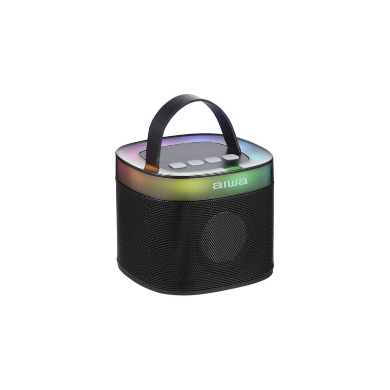 Aiwa Light up Wireless Karaoke Speaker, Black, AI6029-BLK