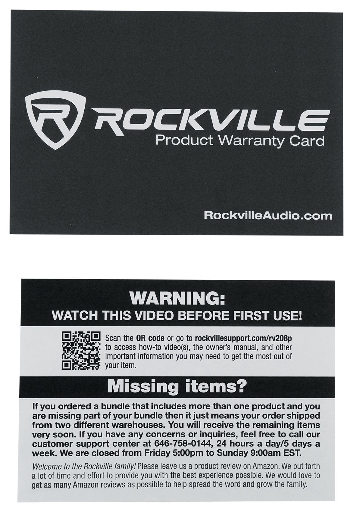 Rockville RV208P Dual 8" 800w Car Audio Subwoofers in Vented Sub Enclosure Box