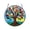 C, variant on 7.48in Round Sun Catcher Puzzle Window Hanging Stained Glass Style Home Decor with Cat Moon Bird Night