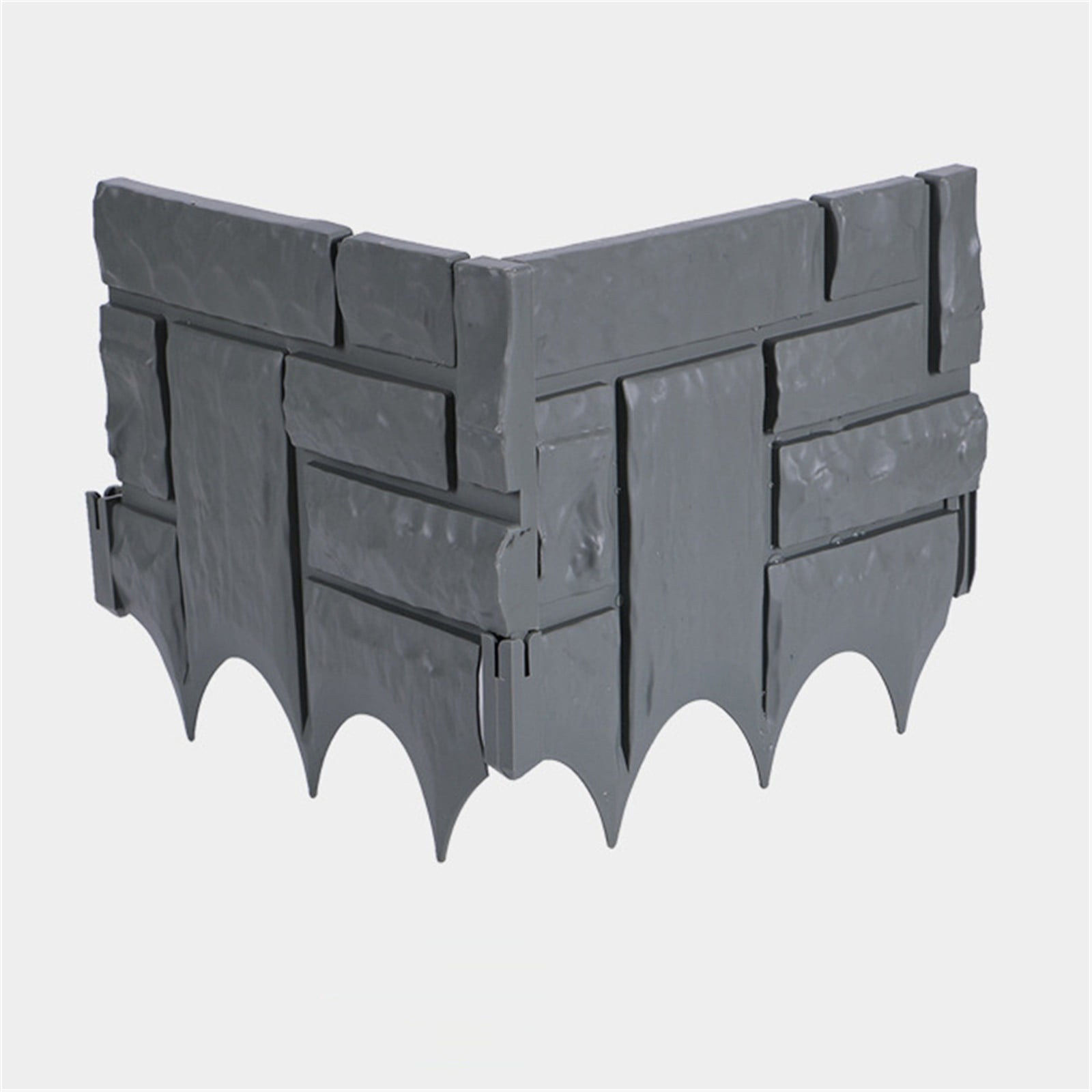 Garden Border Edging Garden Bed Edging Imitation Stone Garden Fence Edging For Landscaping Faux Stone Edging（10 Pcs）