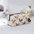 thumbnail image 6 of Uemuo Various Chicken Pattern Portable Toiletry Bags with Handle, Waterproof travel Make up Bags for Women, Large Capacity Travel Cosmetic Bags, 6 of 9