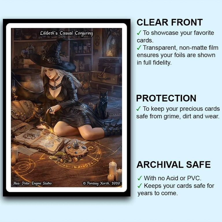 Fantasy North - The Invasion - 100 Smooth Matte TCG Card Sleeves - Alien UFO - Fits Magic MTG Commander Pokemon and other Card Games - Playing Card ... Fantasy North - The Invasion - 100 Smooth Matte TCG Card Sleeves - Alien UFO - Fits Magic MTG Commander Pokemon and other Card Games - Playing Card ...
