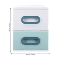 thumbnail image 2 of KAKOWELY Caja De Almacenamiento Plástico Verde Para Maquillaje En Casa, 2 of 7