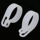 thumbnail image 3 of 200pcs P Clips Ecomeon Sujetadores de plástico de nylon con sujetadores de caja surtidos para conducto kit de conducto de cable tubería y funda negro blanco, 3 of 6