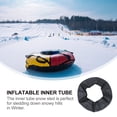 thumbnail image 4 of Minkissy 1Pcs Thick Inflatable Snow Tube Ski Circle Inner Tube Black Rubber Outdoor Activities, 4 of 5