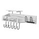 thumbnail image 2 of Organizador de de madera rústica, colgador de almacenamiento para , colgador de pared, ganchos para llavero, monedero, cartera,, 2 of 9