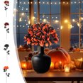thumbnail image 1 of Adornos Florales Negros Artificiales para Halloween | Decoración para Fiestas | Plástico | Negro | 40X10X10Cm | Ligeros | Crean Un Ambiente Espeluznante, 1 of 6