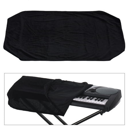 61/76 Keys Electronic Piano Keyboard Dust Cover Black Soft Cloth Anti-Dust Protector (Best Way To Dust Electronics)