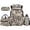 Duck Camo, variant on HUISEFOR Duck Camo School Backpack Set for Girls Boys, 17 Inch Flap Backpack School Bag with Lunch Bag, Pencil Case and Water Bottle Holder for Preschool Elementary Bookbag Set