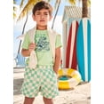 thumbnail image 2 of Garanimals Newborn, Baby & Toddler Boy Cotton 3-Piece Set, Graphic Sweatshirt, T-Shirt & Pull-On Shorts, Sizes 0-6T, 2 of 8