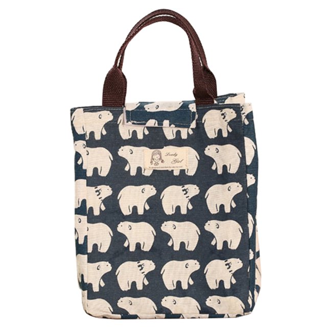 Coofit Sac-repas Fourre-Tout Réutilisable Portable Imperméable Sac de Boîte à Lunch Sac de Pique-Nique Extérieur