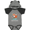thumbnail image 3 of Inktastic First Birthday 1 Year Old Girl Fox Girls Baby Bodysuit, 3 of 5