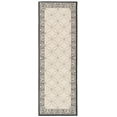thumbnail image 2 of Safavieh Courtyard Gaus Oriental Indoor/Outdoor Runner Rug, Sand/Black, 2'3" x 10', 2 of 12