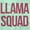 Mint Green, variant on Llama Squad Save The Drama Alpaca BFF Womens Slim Fit Graphic Tee Brisco Brands X